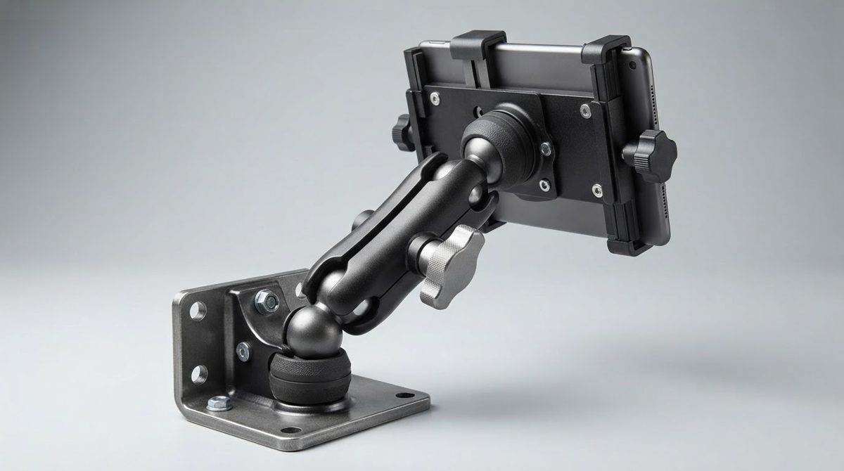 フォークリフト各種タブレット取付ステー