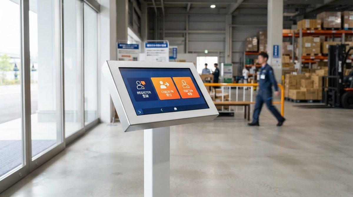 受付用タブレット（スタンドセット）